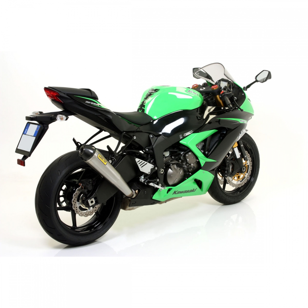 Kawasaki ZX-6R | ZX6R | 636 09-15 ARROW Nichrome/Carbon megaphone