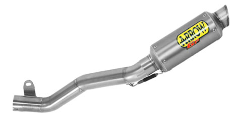 Kawasaki ZX-10R 2016 ARROW Pro Race Titanium Silencer Removes Cat