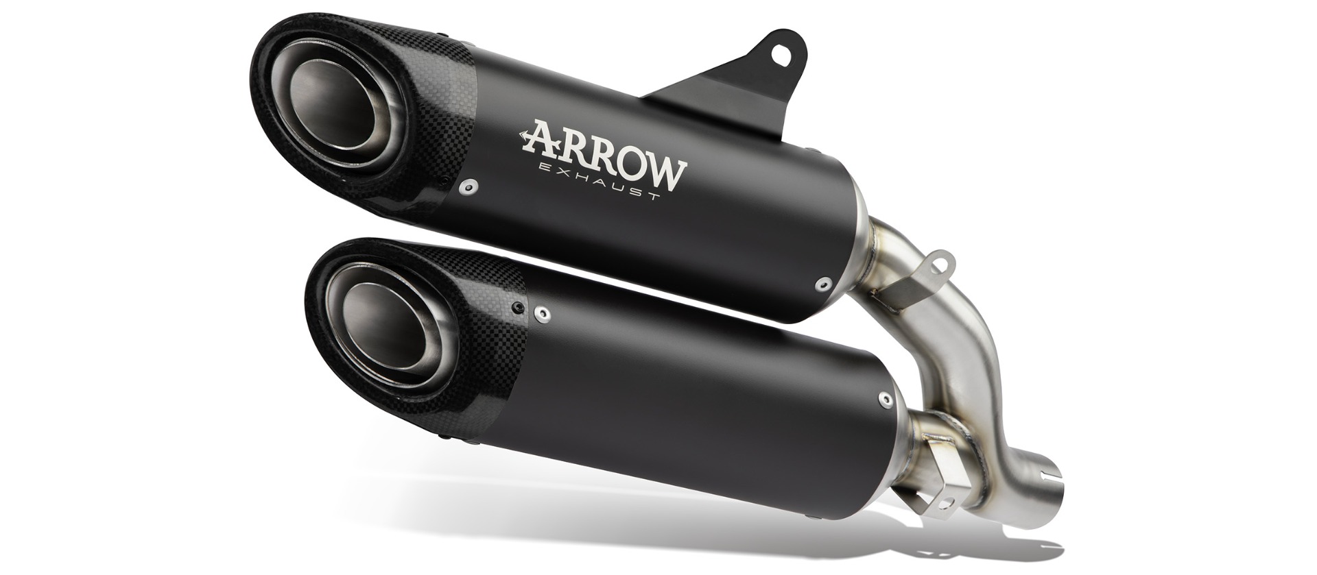 DUCATI MONSTER 937 2021-2023 ARROW Dark Titanium Double Silencer