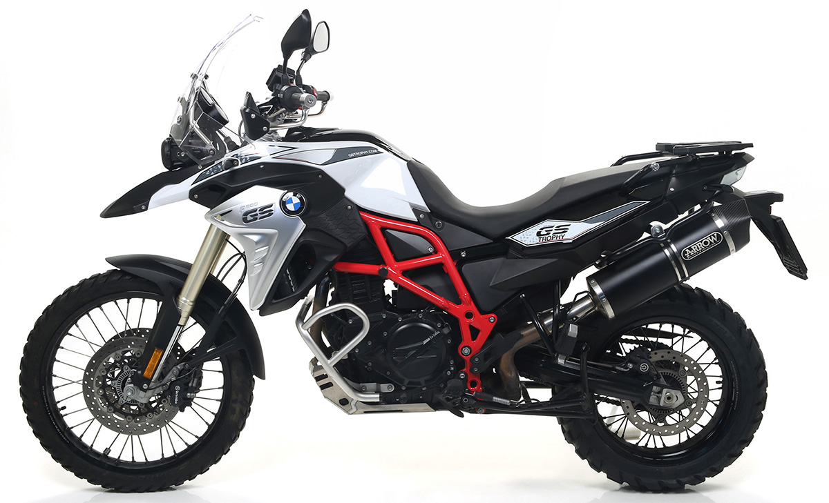 BMW F800 GS Adventure 2017-2018 ARROW Dark Aluminium Carbon