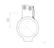 SPIDER CLIP ON HANDLEBARS 42mm Offset