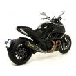 Ducati Diavel 1200 2011-2015 ARROW Road approved all carbon fibre silencer with baffle 