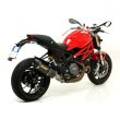 Monster 1100 Evo 2011 ARROW Road approved all carbon fibre silencer