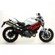 Ducati Monster 796 10-11 Pair of ARROW titanium + carbon fibre race silencers