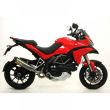 Ducati Multistrada 1200 / 1200S 10-13 Full ARROW 2 into 1 with Works titanium/carbon silencer, no cat.