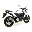 Honda CB500F 2013 Full ARROW Exhaust System with Road approved Titanium / Carbon silencer