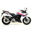 Honda CBR500R 2013 Full ARROW Exhaust System with Road approved Titanium / Carbon silencer