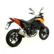 KTM 690 Duke 08-11 Full ARROW Exhaust system with road approved titanium/carbon silencer