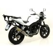 Hyosung Comet GT250 08-11 ARROW Full system with road approved titanium/carbon silencer 