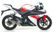 Yamaha YZF-R125 08-13 Full ARROW Exhaust system with Titanium silencer (Removes Cat)