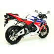 Honda CBR600RR 2013-2016 Full ARROW Exhaust system with road approved aluminium / carbon silencer 