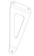 Aprilia RSV4 RF/RR | Tuono V4 Factory 2015-2018 Replacement ARROW Silencer Hanger Bracket 