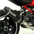 Ducati Monster 1200 2014-2015 ARROW Dark Aluminium / Carbon silencer