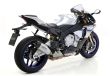 Yamaha YZF-R1 2015-2016 ARROW Aluminium Carbon Silencer Removes CAT