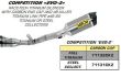 Kawasaki ZX-6R | ZX6R | 636 09-15 Replacement ARROW Competition titanium / carbon fibre silencer