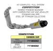 BMW S1000R 2017-2018 ARROW Race Exhaust Ti / Steel 65mm  