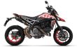 Ducati Hypermotard 950 2022 Pair of ARROW Nichrom Dark Pro-Race Silencers