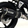 Honda CBR300R 2014-2016 ARROW Exhaust with Dark Aluminium / Carbon Silencer