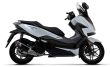 Honda Forza 125 2021-2023 ARROW Exhaust System - Dark Aluminium Silencer