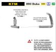 KTM DUKE 890 R 2020-2022 Arrow Decat Link Pipe