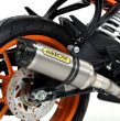 KTM RC 125 2015-2016 ARROW Titanium / Carbon Silencer