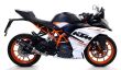KTM RC125 2017-2018 ARROW Dark Aluminium / Carbon Silencer
