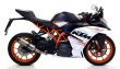 KTM RC125 2017-2018 ARROW Titanium / Carbon Silencer