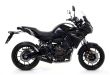 Yamaha Tracer 700 2016 ARROW Exhaust with Steel / Carbon Jet-Race Dark Silencer