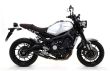 Yamaha XSR900 2016-2017 ARROW Exhaust with Steel / Carbon Jet-Race Dark Silencer