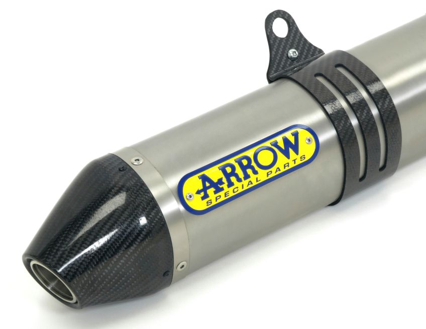 Sherco SE 4.5 i-F 2011 ARROW Titanium/Carbon 94db race silencer to fit to original collector