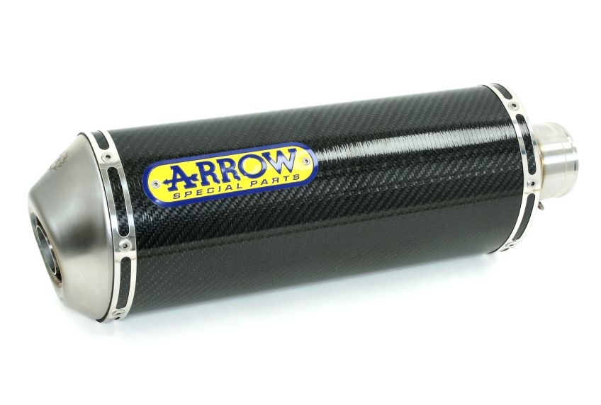 Honda CBR600F 01-06 ARROW Road approved oval carbon fibre silencer 