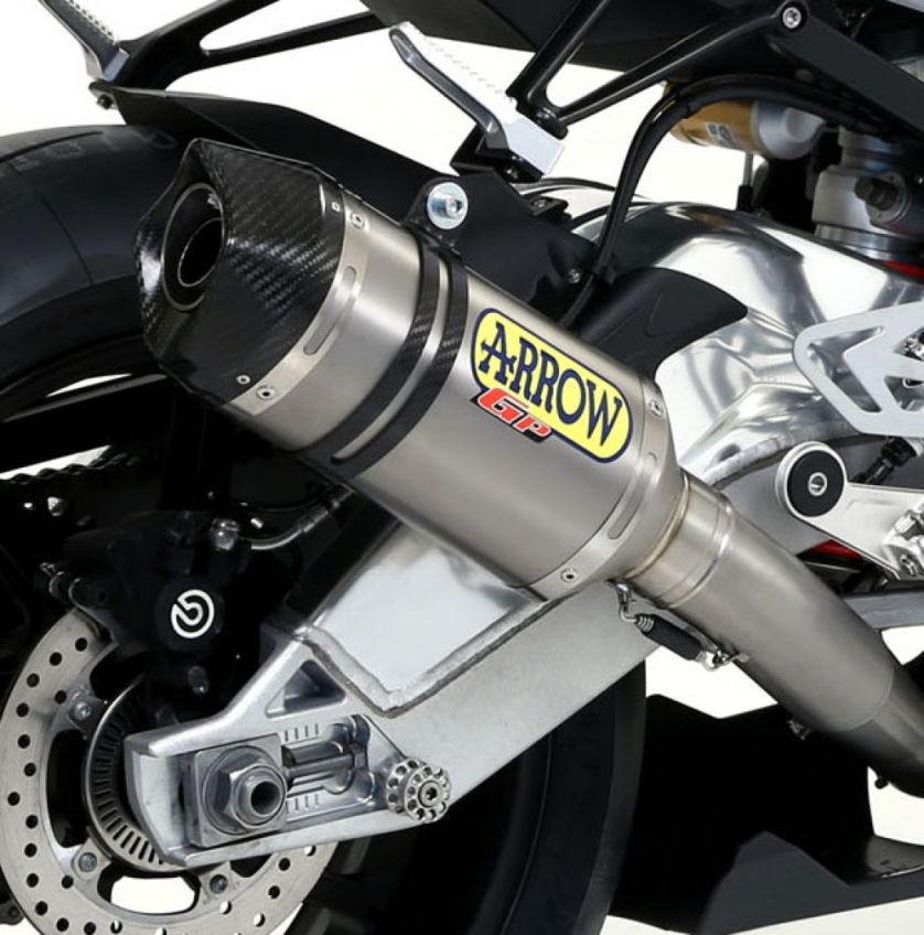 BMW S1000RR 2015-2017 Full Titanium ARROW Race Exhaust Ti/Carbon silencer 