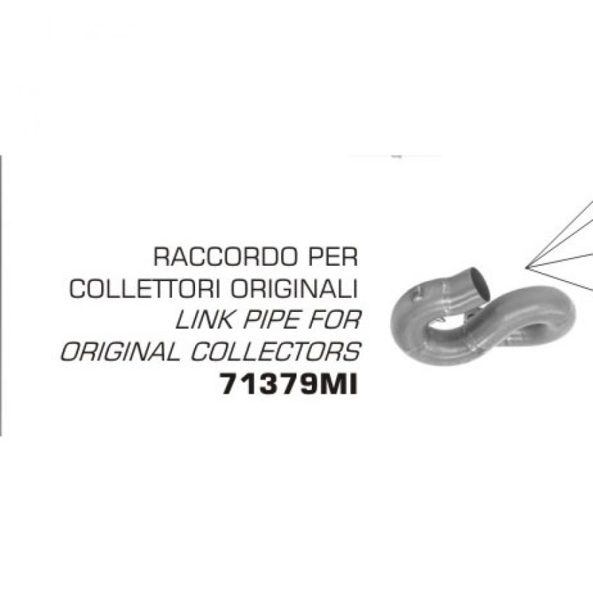 Honda CBR1000RR 08-13 ARROW Mid-Pipe for stock collectors