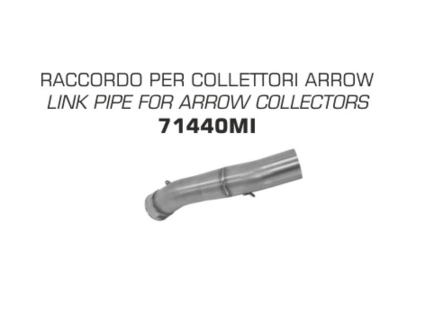 Suzuki GSXR600 / GSXR750 ARROW Stainless Steel Link Pipe