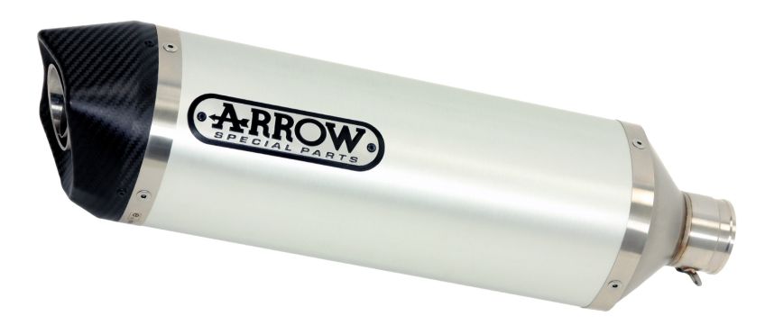 ARROW Aluminium / Carbon road approved silencer 