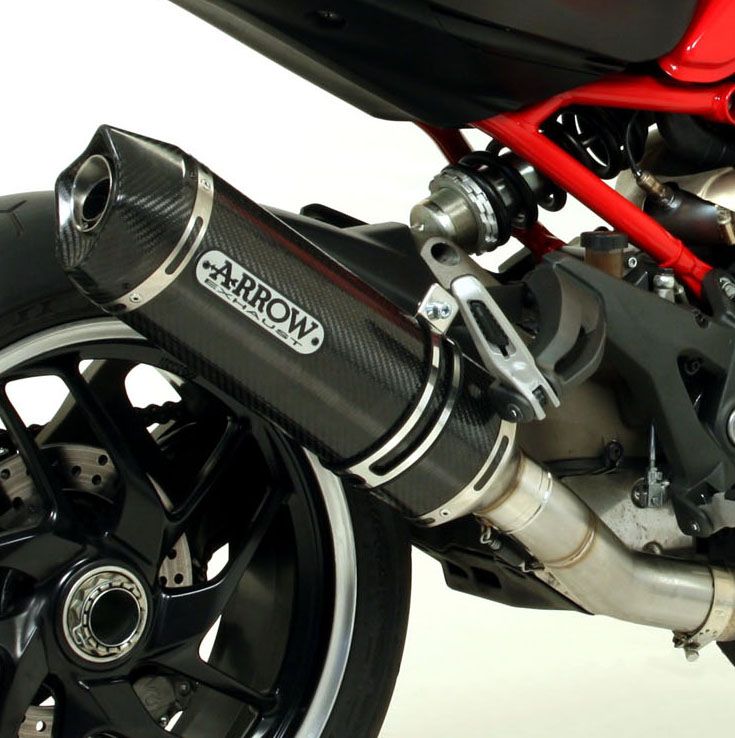 Ducati Monster 1200R ARROW All Carbon silencer