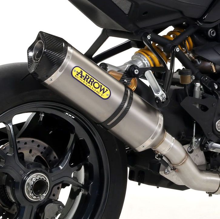Ducati Monster 1200R ARROW Titanium / Carbon silencer
