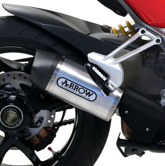 Ducati Multistrada ARROW Aluminium / Carbon silencer