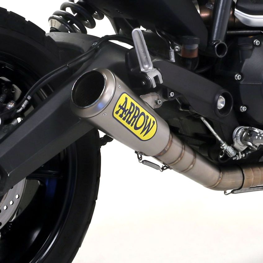 Ducati Scrambler 2015-2016 ARROW Full Titanium Silencer