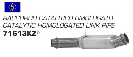 KTM 1290 Super Duke R 2014-2016 Arrow Link Pipe - Retains Cat