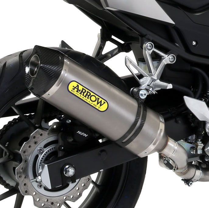 Honda CB500X ARROW Titanium Carbon Silencer