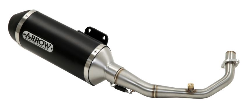 ARROW Urban Exhaust System - Dark Aluminium Silencer
