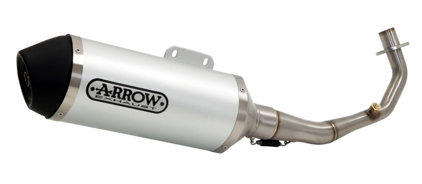 ARROW Exhaust with Urban Aluminium Silencer
