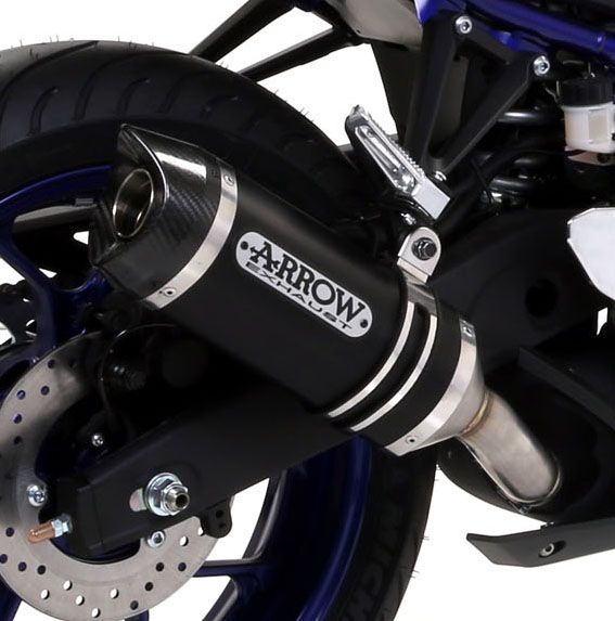 Yamaha MT-03 ARROW Dark Aluminium / Carbon Silencer