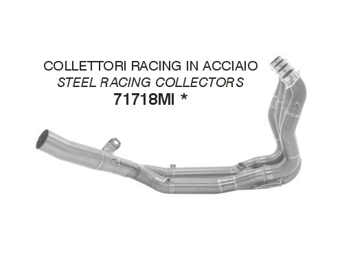 BMW S1000R 2021-2022 ARROW Stainless Steel Collectors