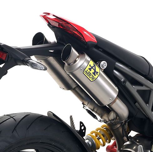 Ducati Hypermotard 950 ARROW Titanium GP2 Silencers (Pair) 
