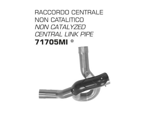 Ducati Multistrada 1260 | 1260S ARROW Decat Link Pipe