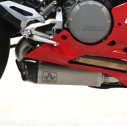Ducati Streetfighter V4 ARROW Works Titanium / Carbon Silencer Kit