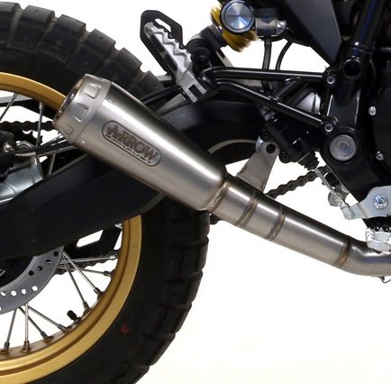Ducati Scrambler 800 Desert Sled ARROW Full Titanium Silencer