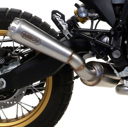 Ducati Scrambler 800 Desert Sled ARROW Steel Cone Silencer